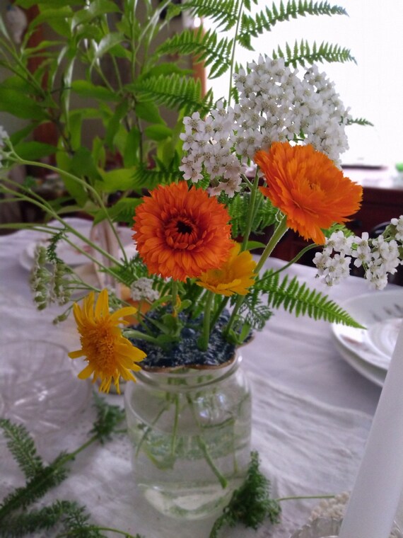 Vase Topper Handmade Clay Pressed With Vintage Lace Hand Etsy