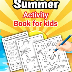 Summer Activity, Coloring Book, Printable Coloring Book, Coloring Pages ...