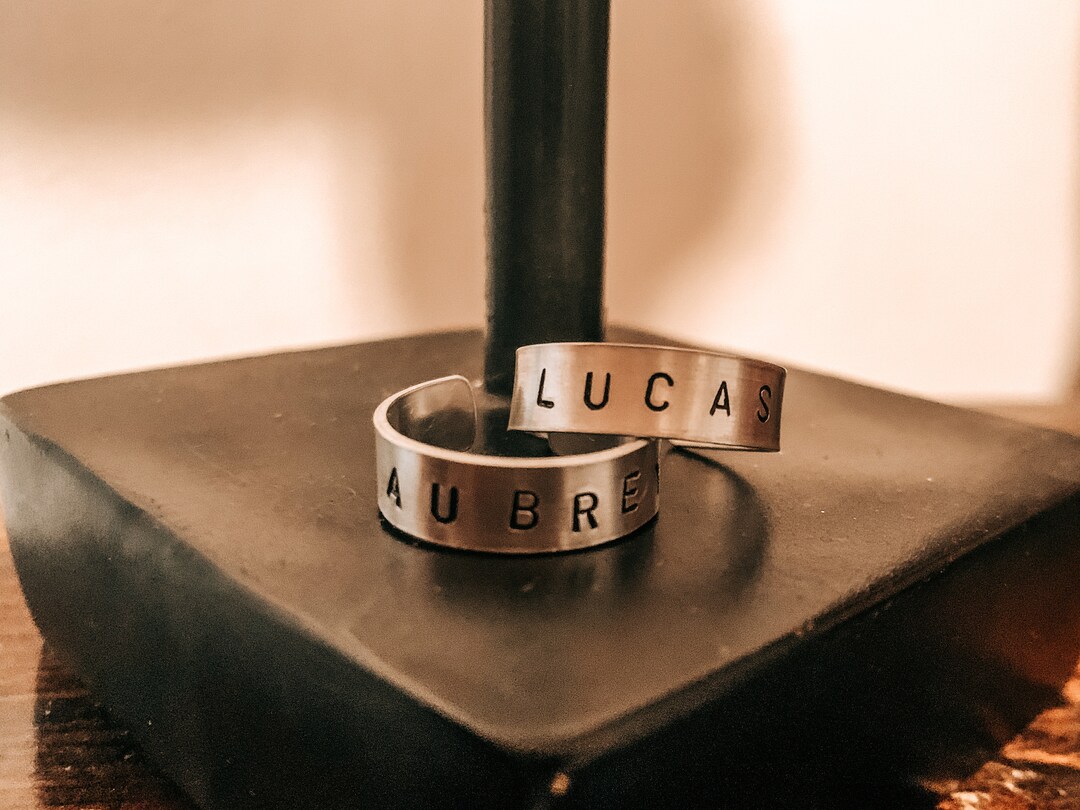 Custom Name/word Ring - Etsy