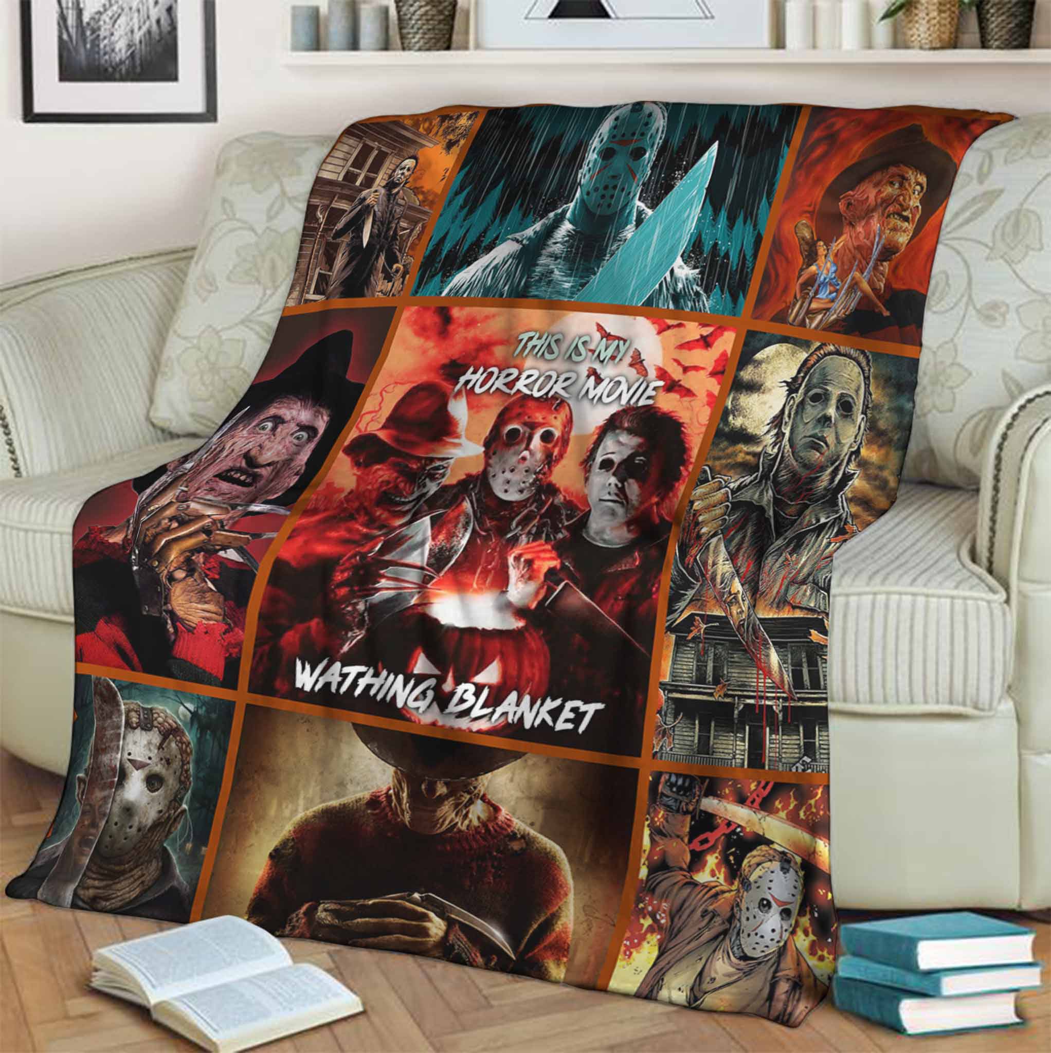 Horror Movie Blanket Gift For Fan Special Gift Gift For Etsy