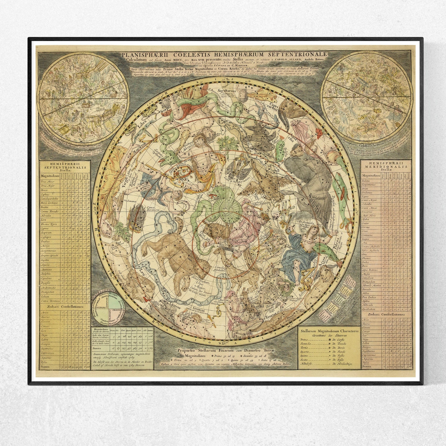 PRINTABLE WALL ART Vintage Star Map Star Map Print | Etsy