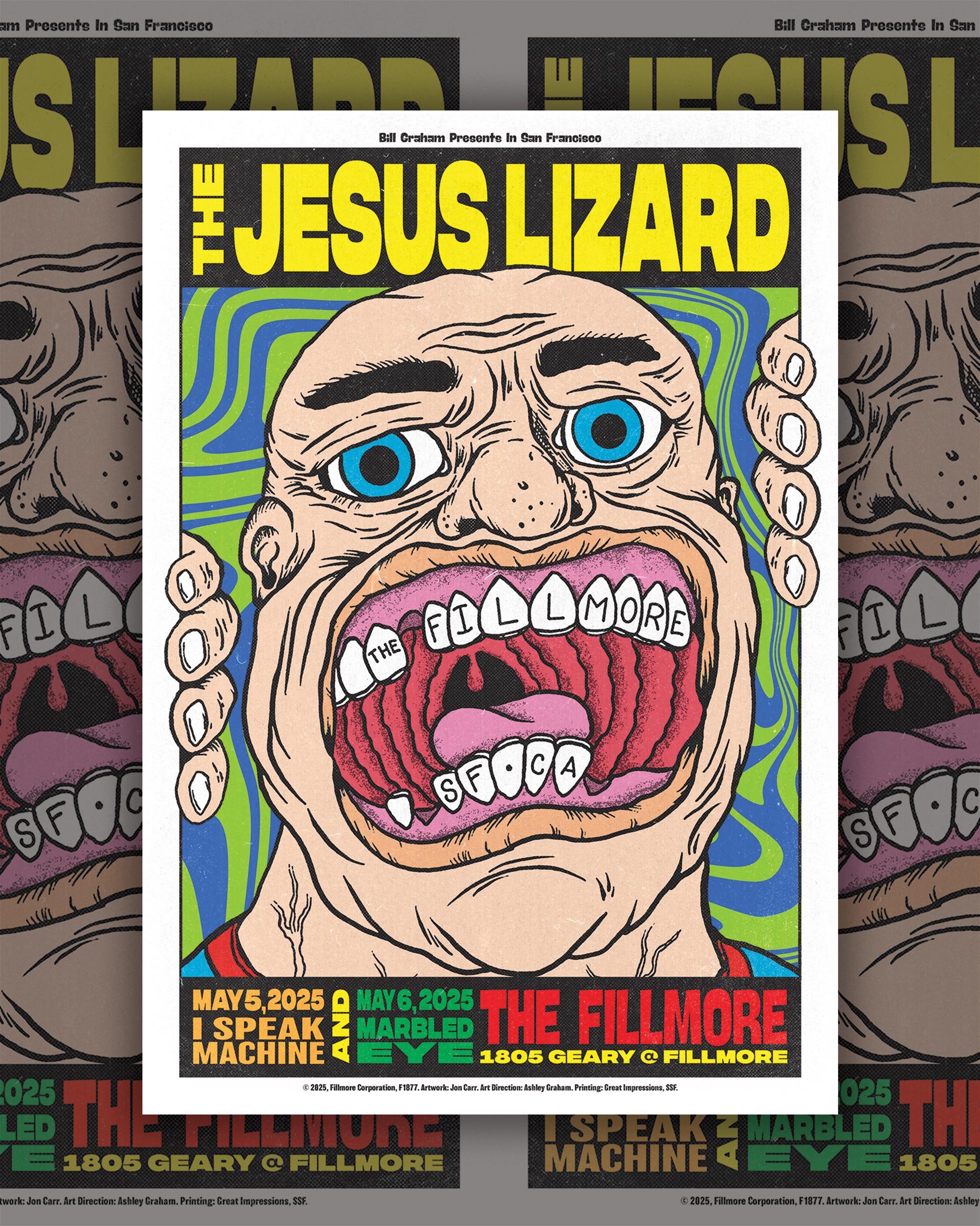 KOZIK JESUS LIZARD ポスター The Damned, Jesus Lizard Poster- Kozik | #1816206640