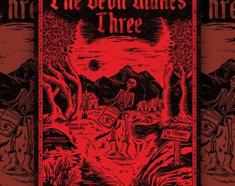 El diablo hace tres carteles oficiales de Fillmore