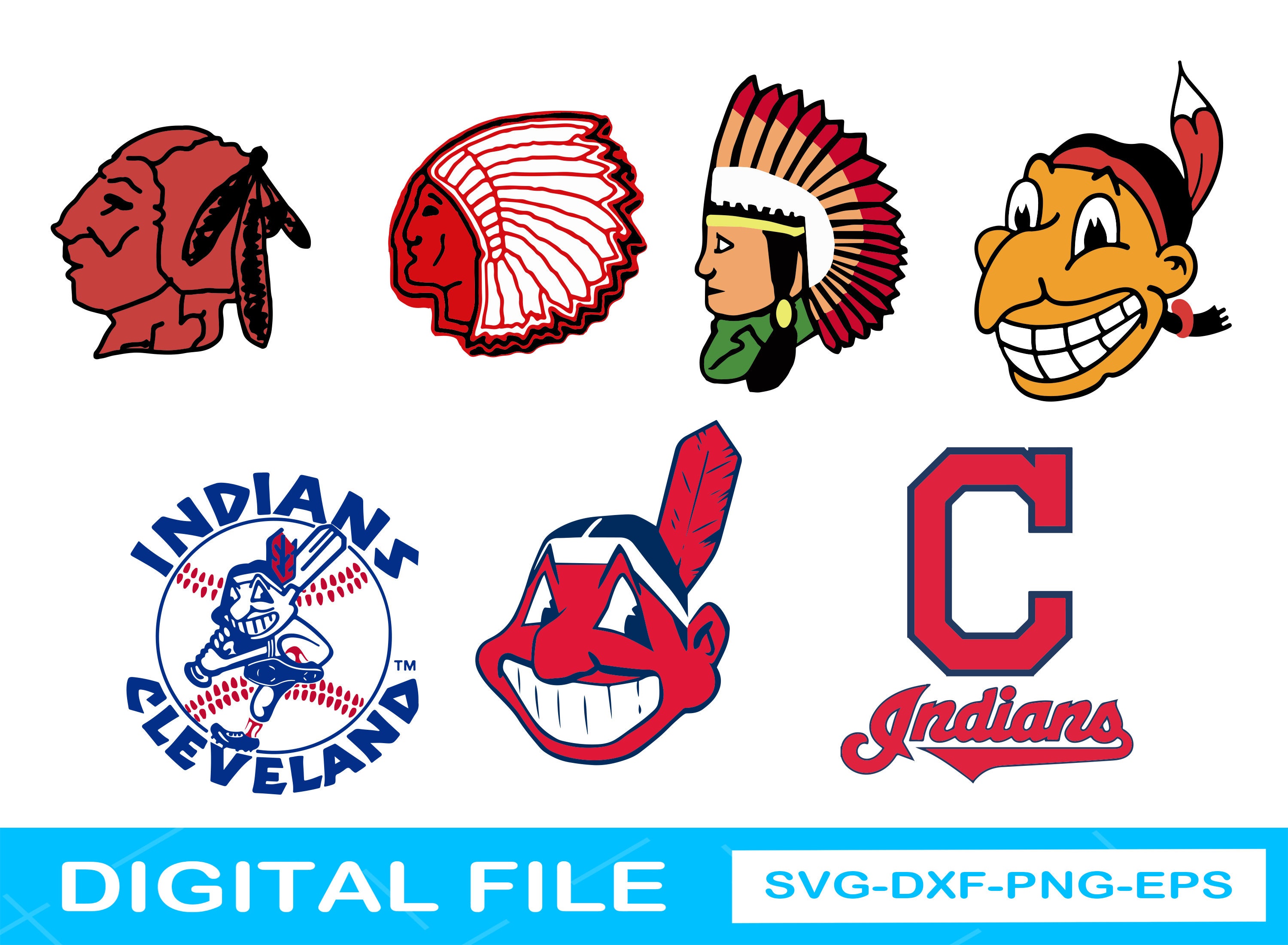 cleveland-indians-svg-bundle-svg-files-for-cricut-baseball-etsy