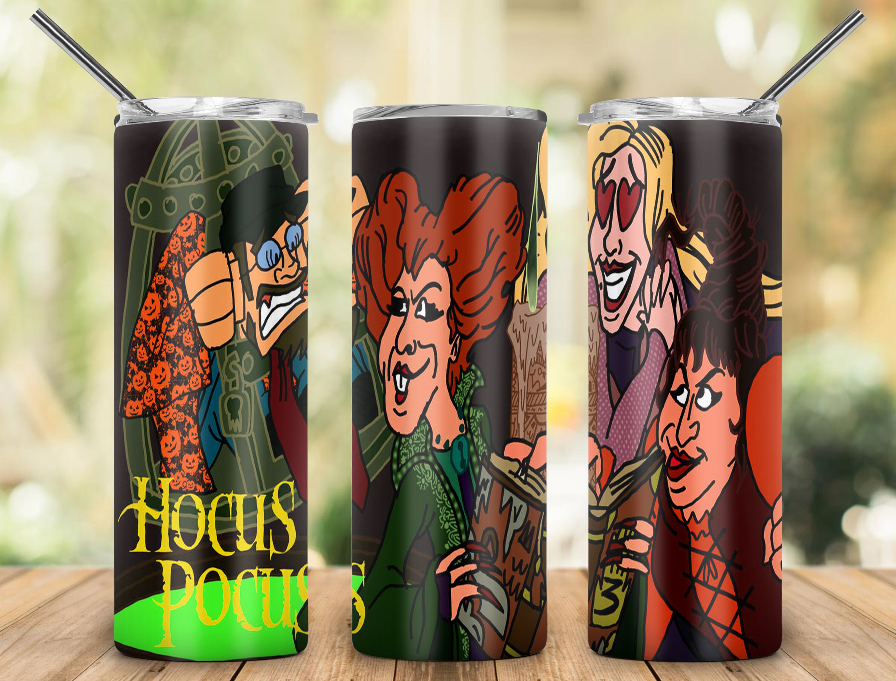 Hocus Pocus Tumbler Bundle Design 20oz Straight Tumbler | Etsy