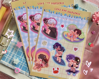 Love And Deepspace You and Midsummer Sticker Sheet