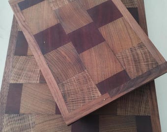 Handmade Chopping board set of 2 (design version 3)