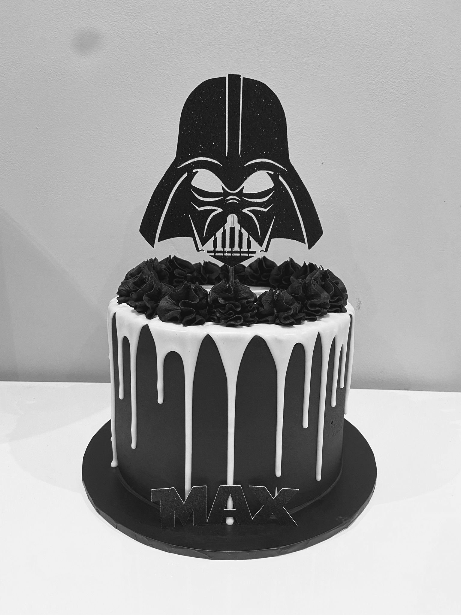 Star Wars Cake Topper Charm Set Card or Acrylic Etsy UK