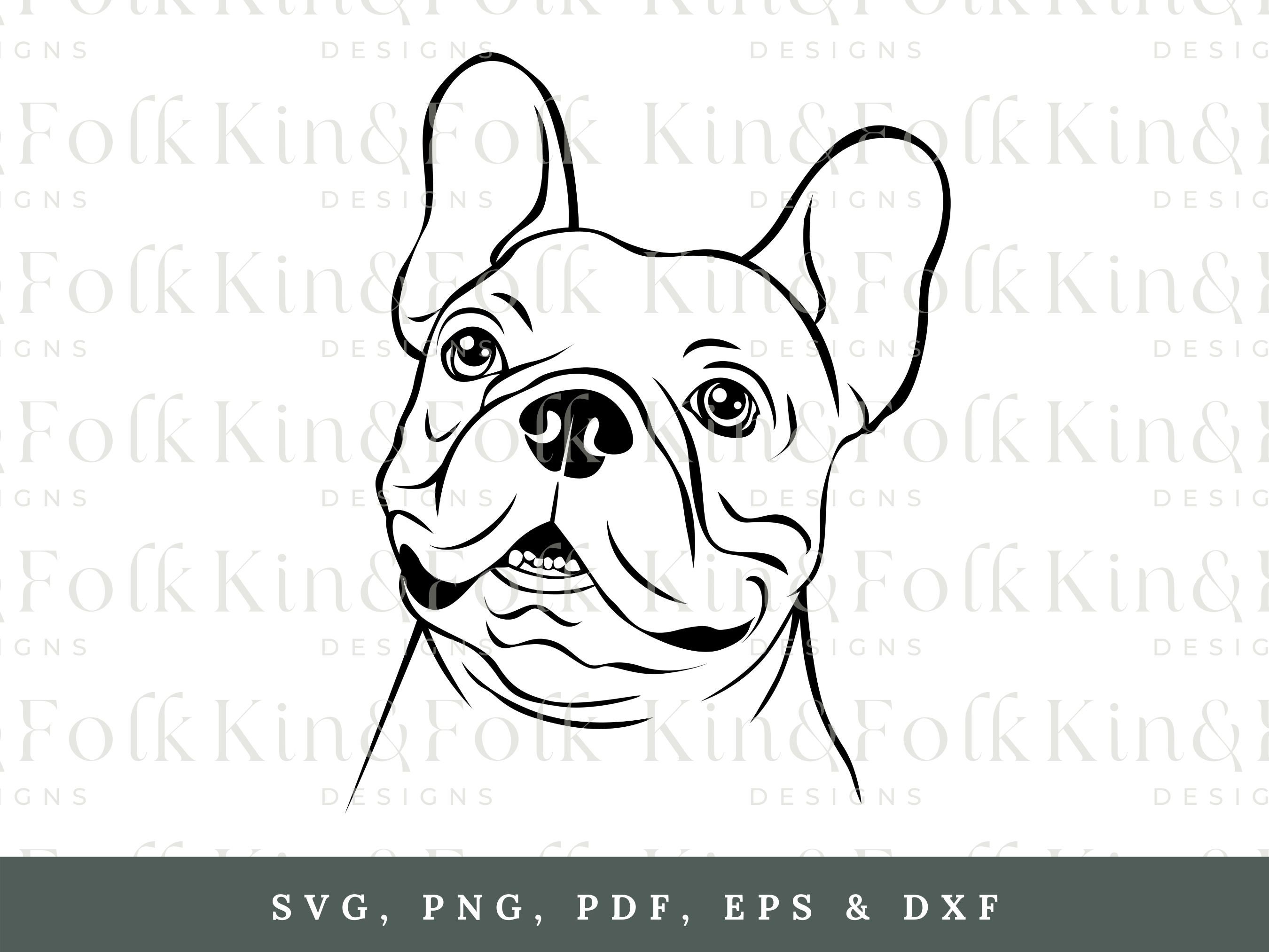 Scrapbooking Cute frenchie Svg Cutting files for Cricut and Silhouette ...