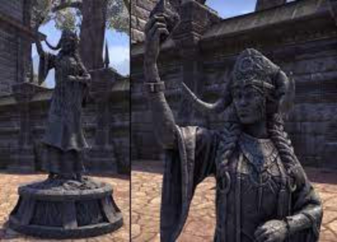 St Alessia Statue ESO Resin Model Etsy Ireland