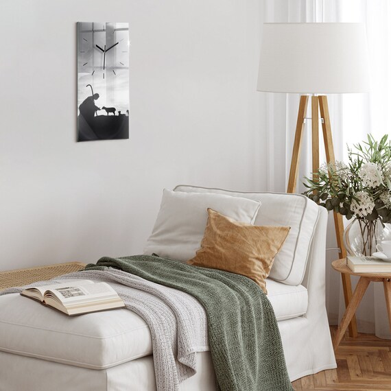 Mary glass wall clock Mary glass wall clock