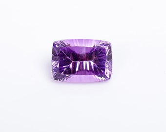 8 Carat Amethyst Radiant Shape Cut Stone 14X10X7 mm.