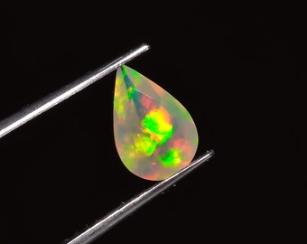 Ethiopian Opal Pear Shape Cut Stone 10X6X5 mm.