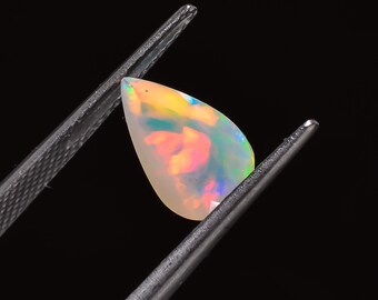 Ethiopian Opal Pear Cut Stone 12X7X4 mm.