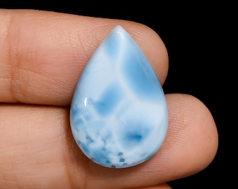 Larimar Pear Shape Cabochon 13.5 Ct. 22X16X5 mm