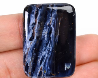 Natural Pietersite Radiant Shape Cabochon 34.5 Ct 33X24X5mm S-662