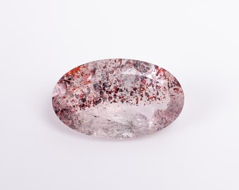 Piedra de cuarzo natural Super Seven de forma ovalada, 9,5 quilates, 20 x 12 x 7 mm, S-783