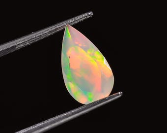 Ethiopian Opal Pear Shape Cut Stone 12X6X3 mm.