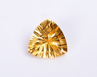 Natural Citrine Trillion Shape Cut Stone Loose Gemstone 6 Ct. 13X13X7 mm S-1313