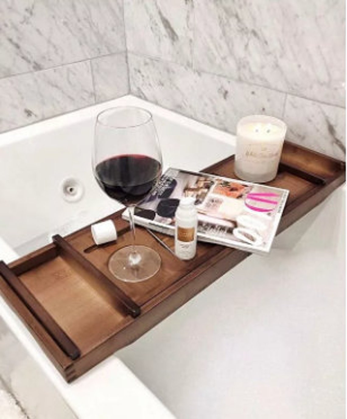 Bath Tub Tray Book HolderBath Tub Tray WoodBath Tub Tray Etsy