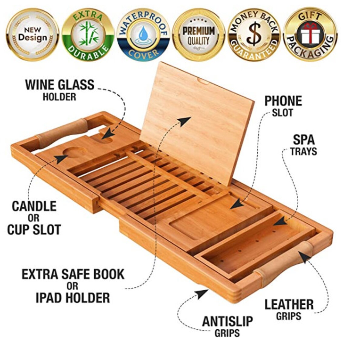 Bath Tub Tray Book HolderBath Tub Tray WoodBath Tub Tray Etsy