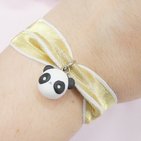 Bracelet panda - panda kawaii - accessoires cheveux panda
