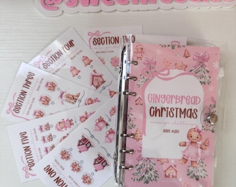 Gingerbread Christmas Savings Binder