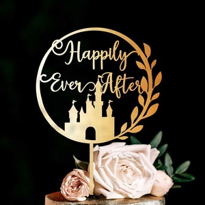 Happily Ever After  Wedding Topper SVG file , Wedding  topper Wreath SVG, anniversary topper SVG, Laser cut file