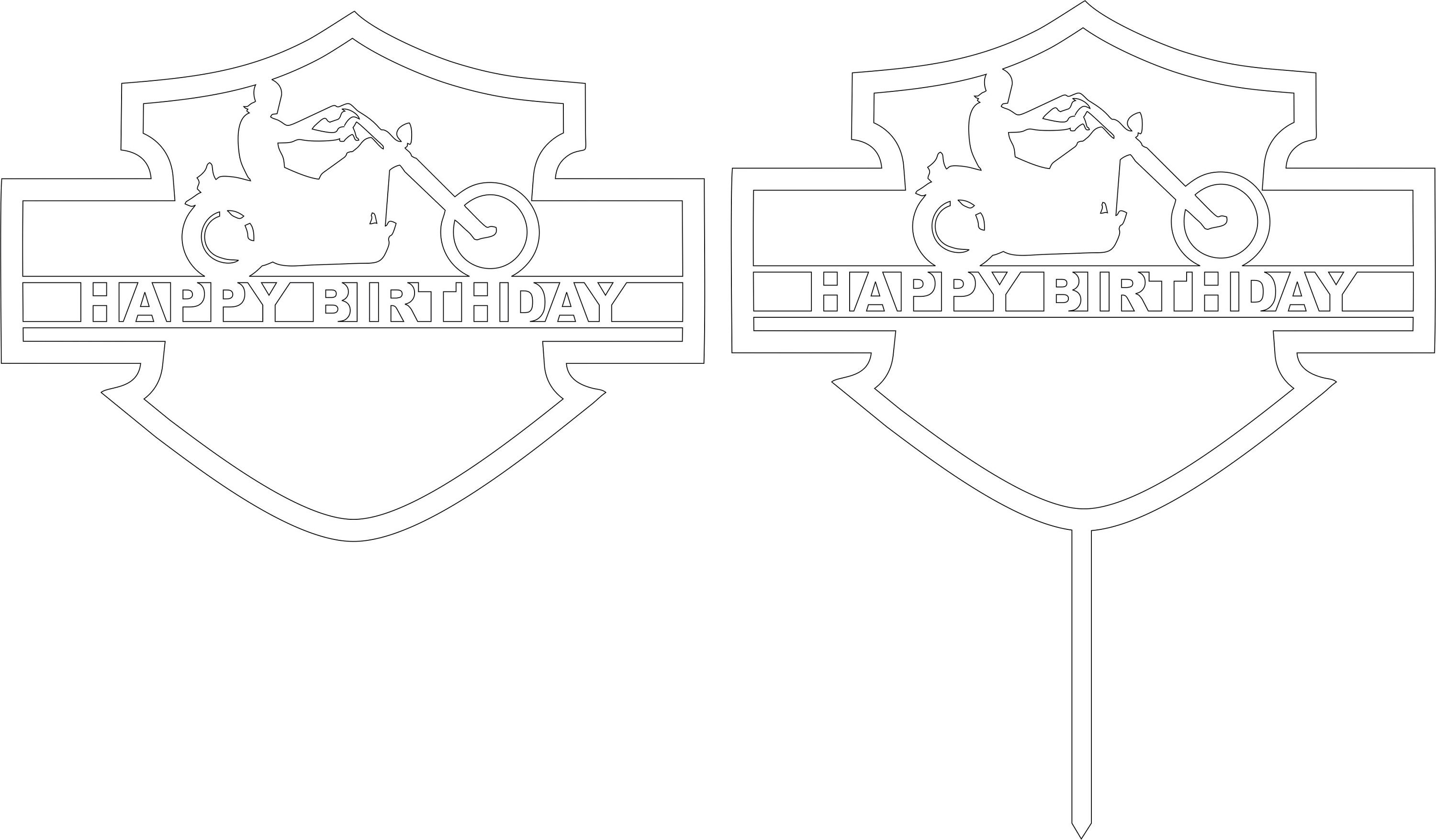 Bike Rider Motorcycle Birthday Cake Topper Template SVG Cake - Etsy
