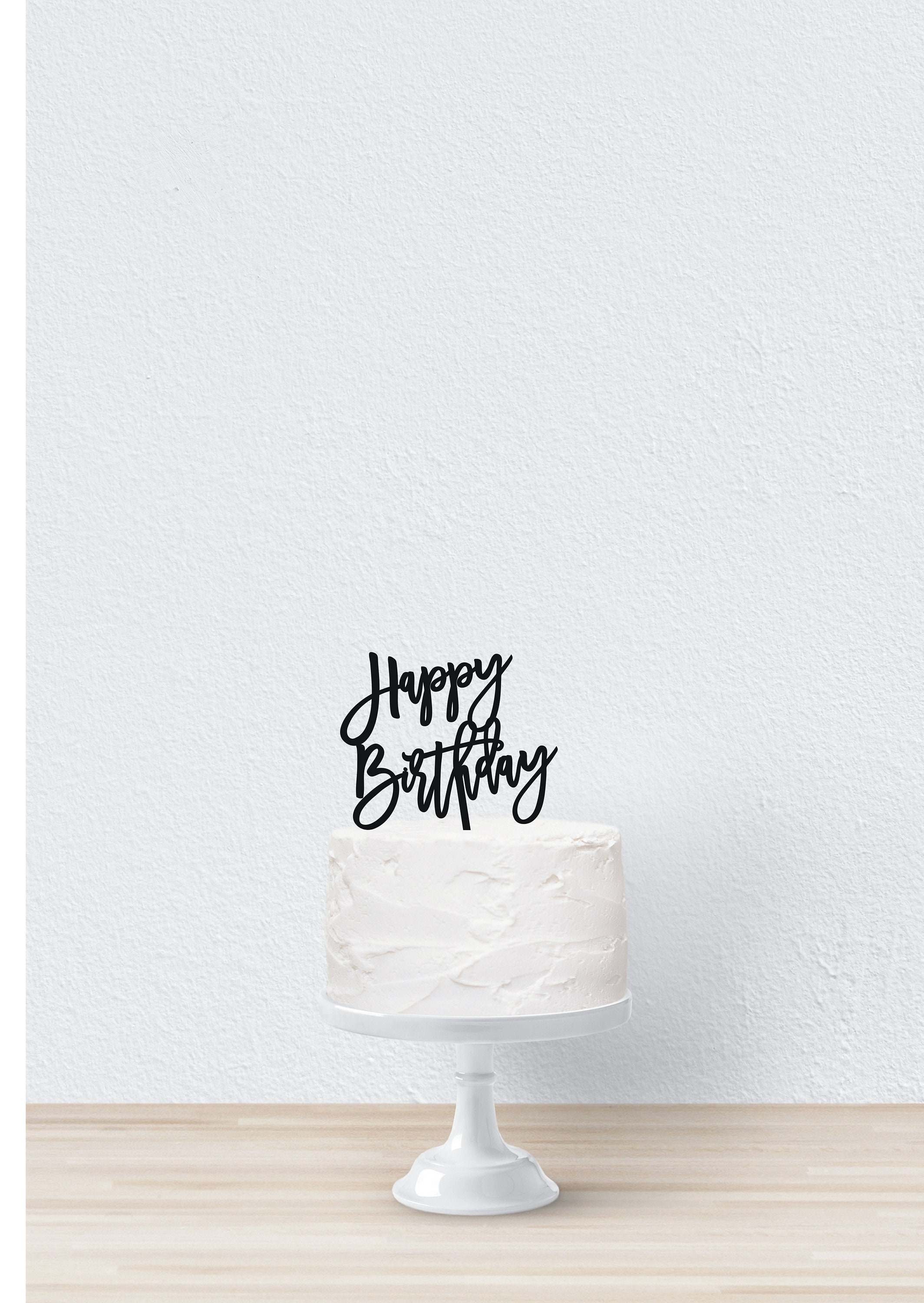 FREE Cake Topper Svg Happy Birthday Svg Birthday Cake Topper - Etsy