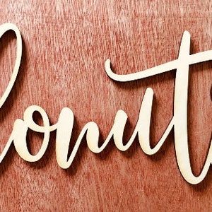 Free Donuts SVG, Donut Sign File, Donuts Cut File, Donut Wall Sign ...