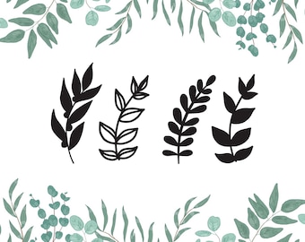 Leaf svg, Digital  Glowforge File, Wreath SVG, Laser Cut, files for Cricut