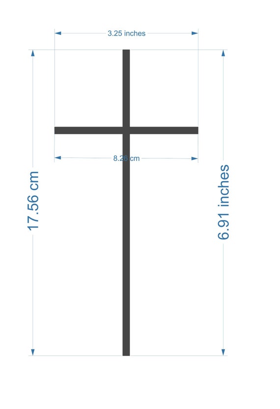 Standard Christian Cross Dimensions