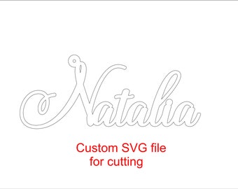 Name Cut File Etsy