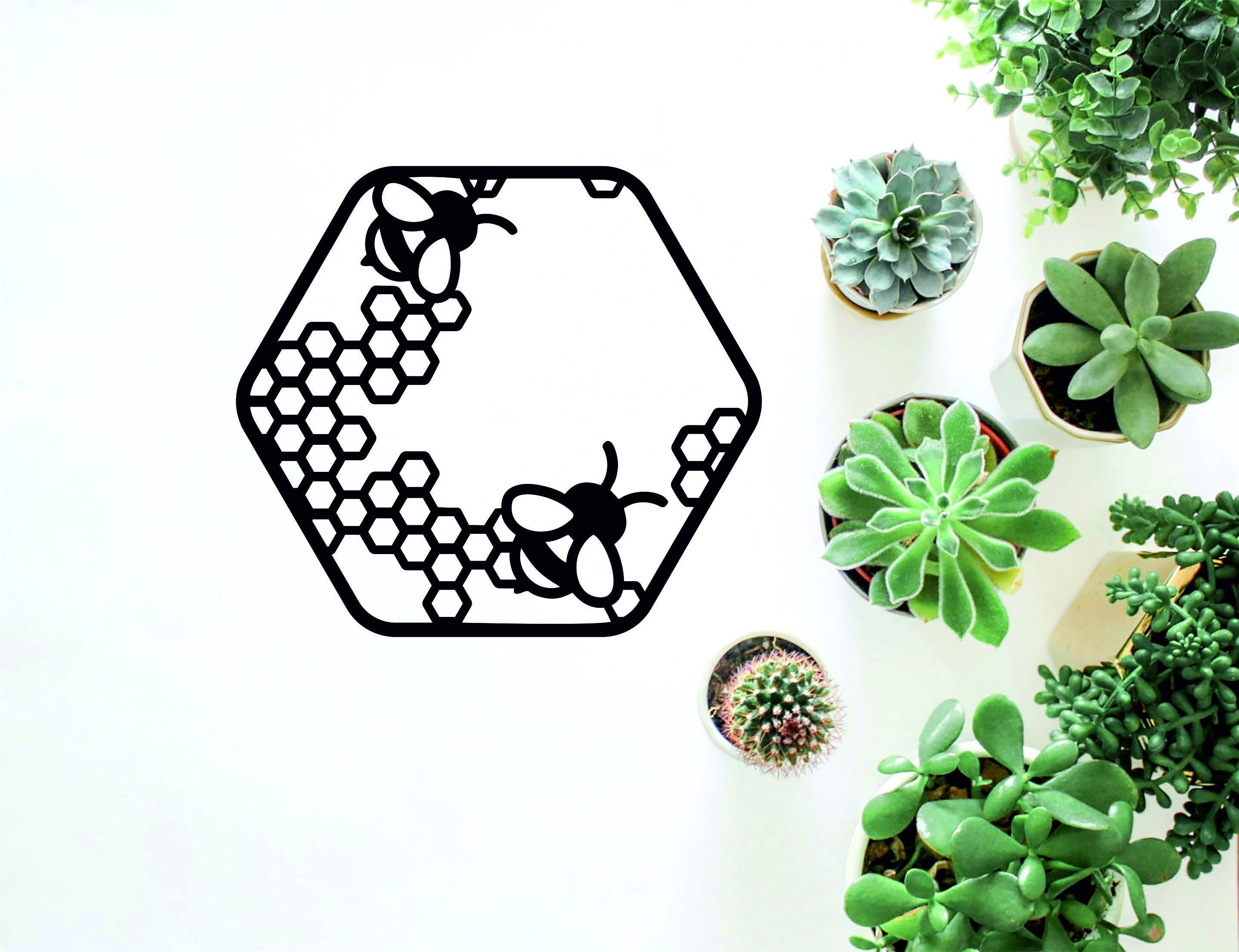 Bee Svg Bee Frame Svg Bee Topper Frame Svg Bees Svg Bee Etsy