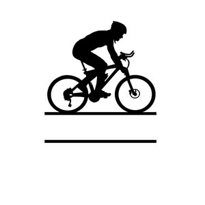 Fahrrad, Fahrrad Geburtstag Cake Topper Vorlage SVG, Cake Topper Svg, Cake Topper SVG, Cake Topper SVG Cricut Dateien