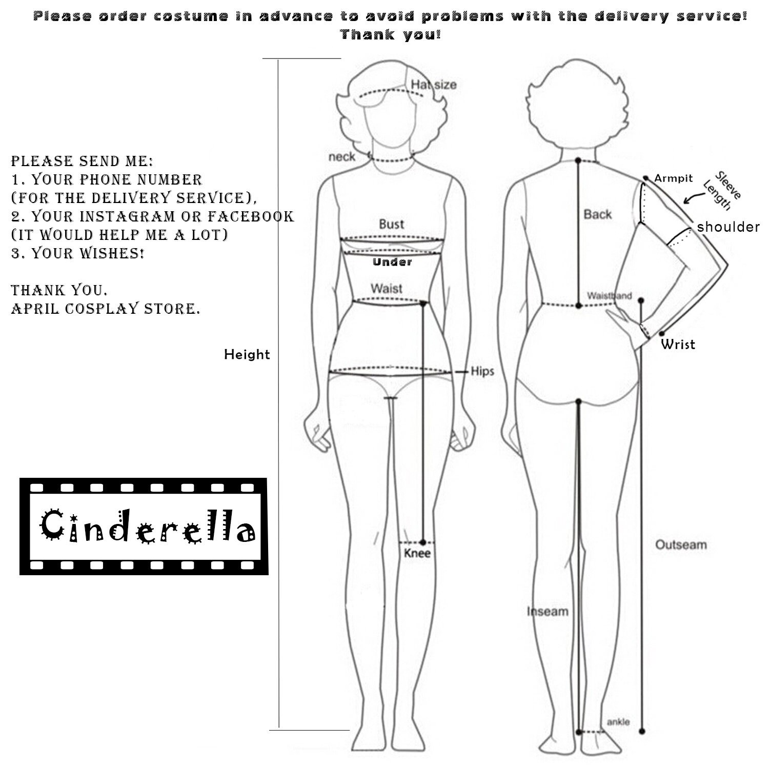 Cinderella Cosplay Costume. Brown dress. Halloween costume Etsy