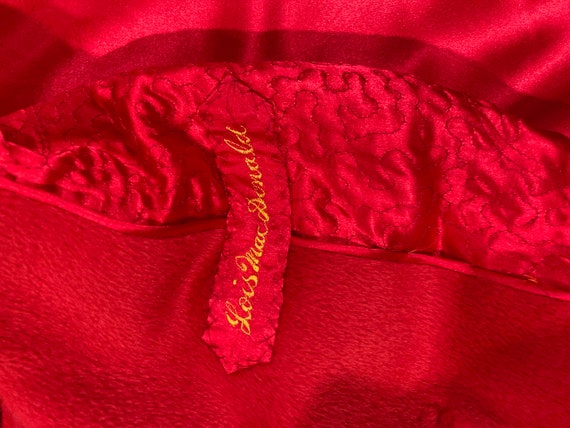 Beautiful mohair red coat.