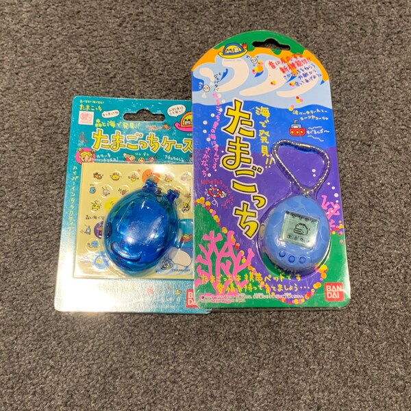 Tamagotchi Ozean original Japan blau mit Fall