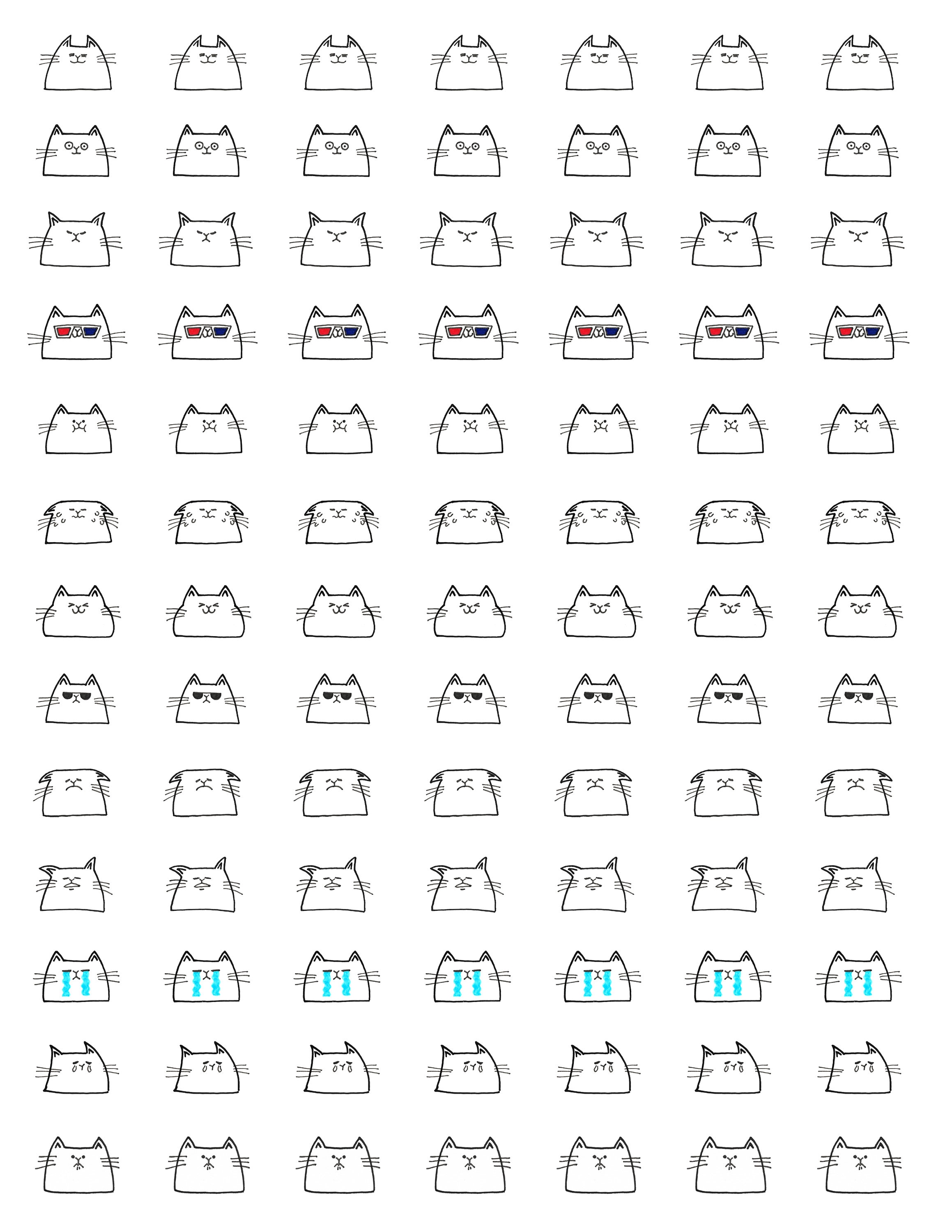 Printable Stickers, Digital Stickers, One Note Stickers, PDF, PNG, Cut ...