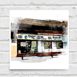 Demon Dogs Chicago Print | Chicago Hot Dog | Hot Dog Stand