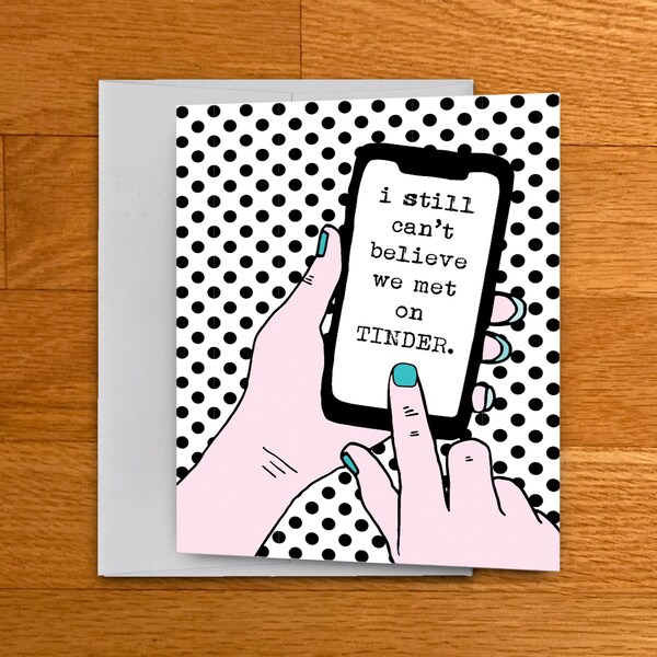 Tinder Card - Etsy