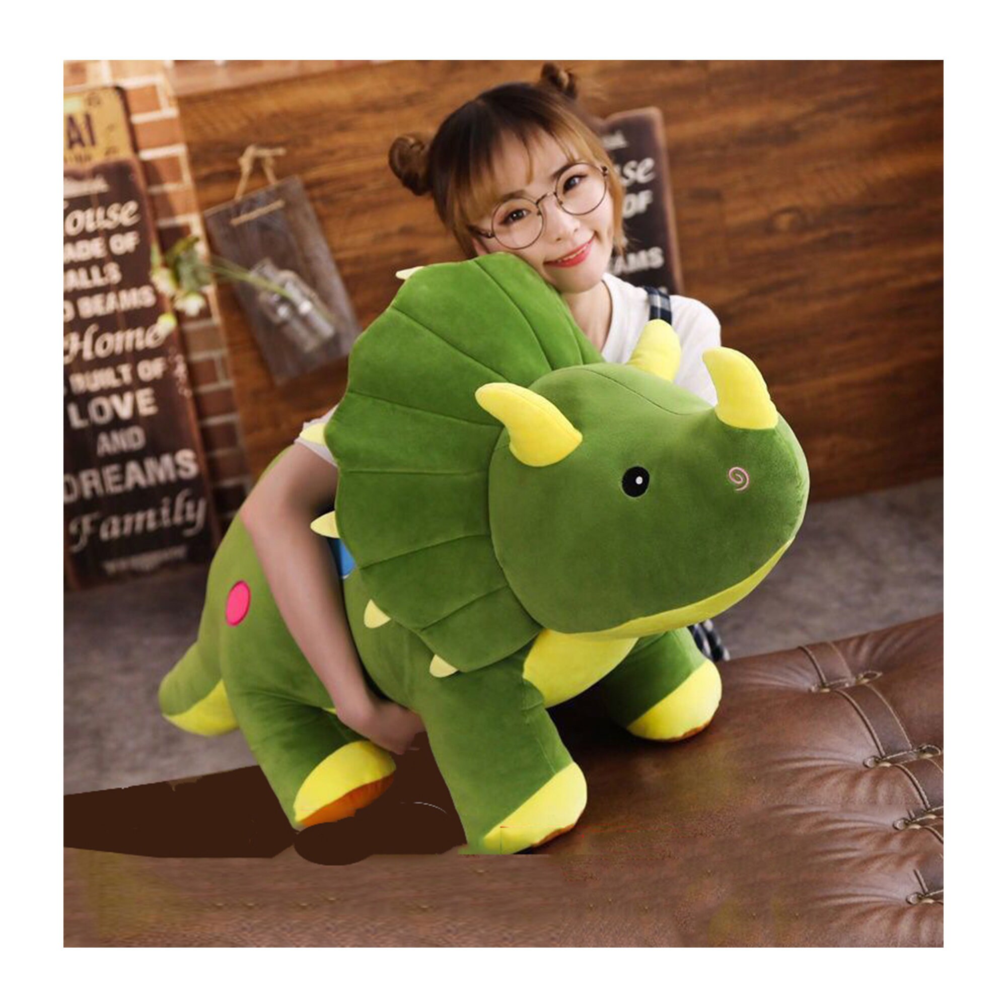 Big Dinosaur Plush Toy Stuffed Dinosaur Toys Stuffed Baby Etsy