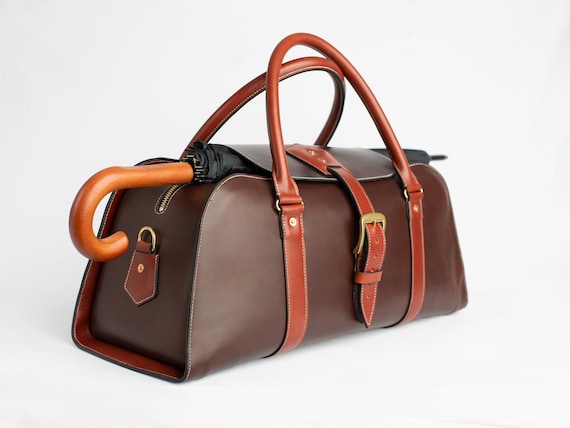 Leather Weekender Duffle Bag for Men Valise Travel Bag Etsy Ireland