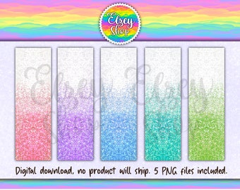 Pen wraps - 5 wraps included | Glitter Ombré Theme