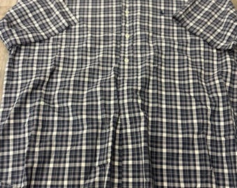 Polo Ralph Lauren Blake Short Sleeve Shirt Mens Size Large Blue With Pink Plaid