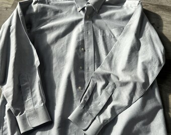 Vintage LL Bean Dress Shirt Mens 16-35 Classic Oxford Traditional Fit
