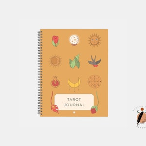 Magical Life Tarot Journal with a Witchy Aesthetic Gothic Notebook 8.5 x 11