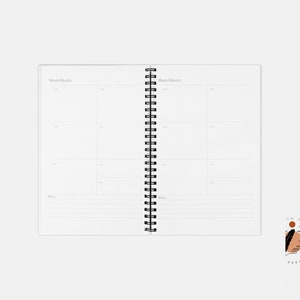 Watercolor Insect Undated Weekly Planner Minimalist Productivity ...
