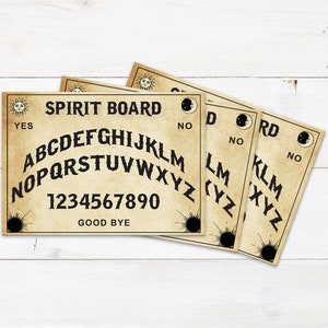 Set van 3 kaarten met spiritusbord briefpapier Gothic bedankkaarten Witchy Aesthetic notitiekaarten Bedankkaarten bruiloft